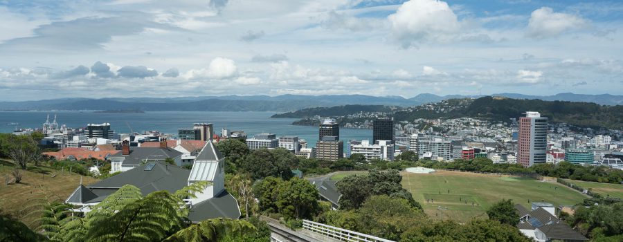 View from Botanical Garden in Wellington