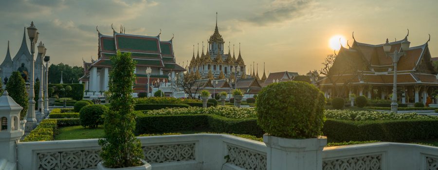 Loha Prasart Temple in Bangkok